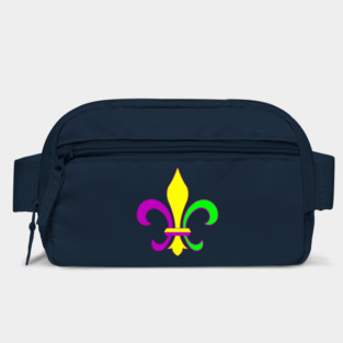 Mardi Gras Fleur-de-Lis – Carnival Parade Symbol, Purple Gold Green Design Bag