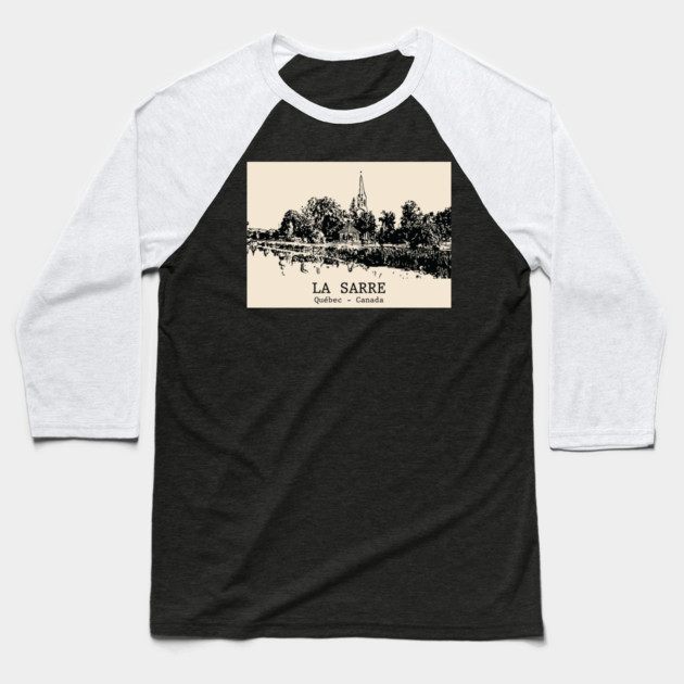 La Sarre - Québec Baseball T-Shirt by Lakeric