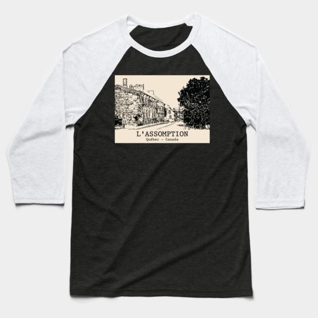 L'Assomption - Québec Baseball T-Shirt by Lakeric