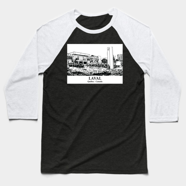 Laval - Québec Baseball T-Shirt by Lakeric