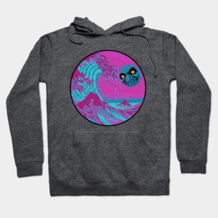 Great Wave Moon Hoodie