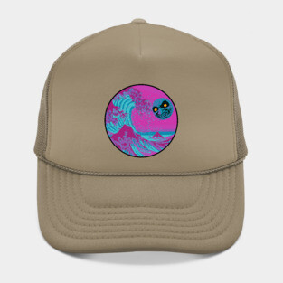 Great Wave Moon Hat