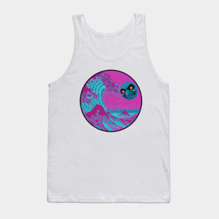 Great Wave Moon Tank Top