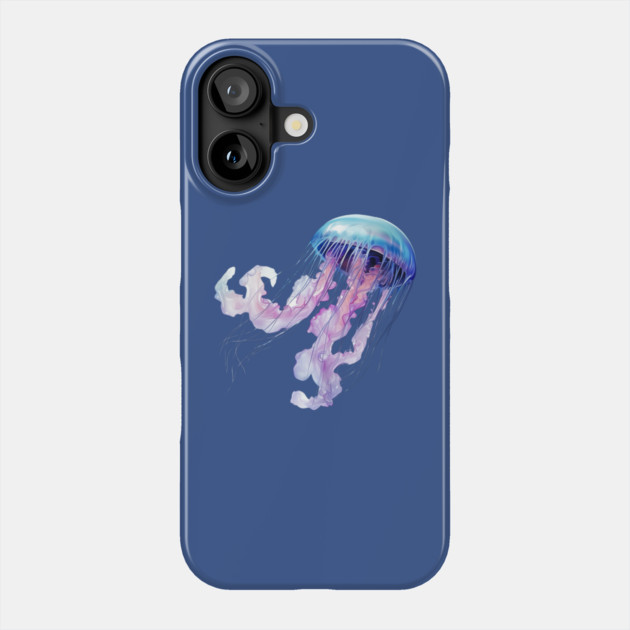 Colorful Jellyfish – Ocean Sea Life Art Phone Case by Kathy Hawke