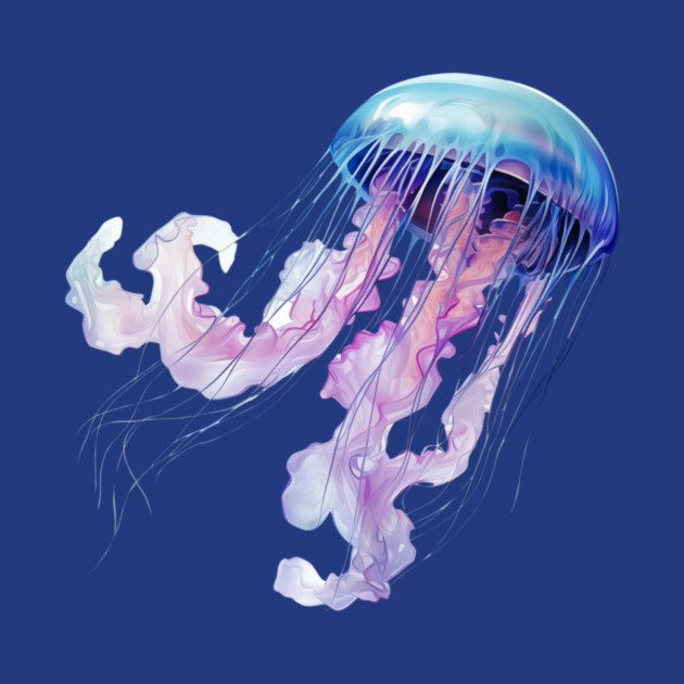Colorful Jellyfish – Ocean Sea Life Art by Kathy Hawke