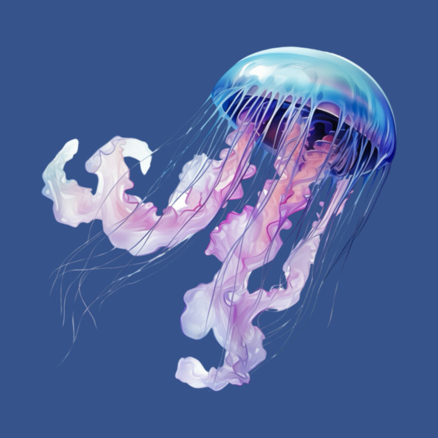 Colorful Jellyfish – Ocean Sea Life Art by Kathy Hawke