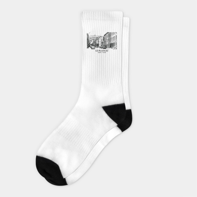Le Plateau - Québec Socks by Lakeric