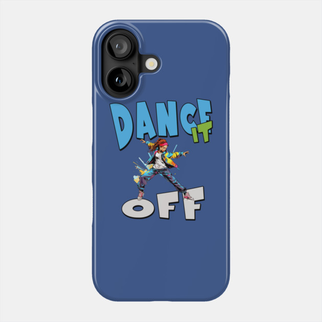 Dance It Off – Colorful Hip Hop Streetwear Phone Case by Kathy Hawke