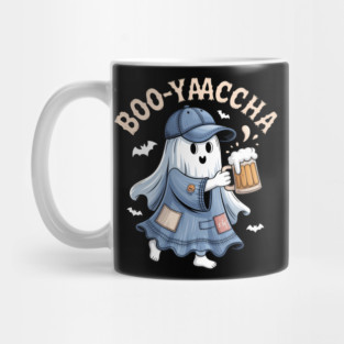 Booo-rrraaccha Funny Ghost Beer Halloween Spooky Season Mug