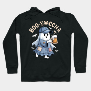 Booo-rrraaccha Funny Ghost Beer Halloween Spooky Season Hoodie