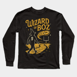 Wizard of Boz: Pittsburgh's Wizard Kicker Long Sleeve T-Shirt