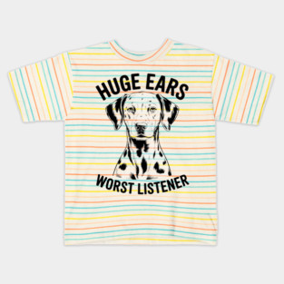Catahoula Leopard Dog huge ears worst listener Kids T-Shirt