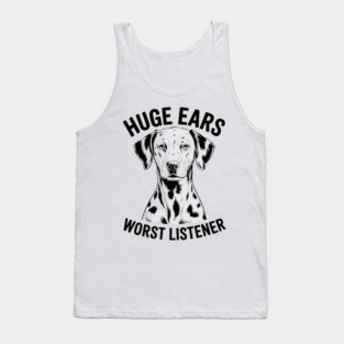 Catahoula Leopard Dog huge ears worst listener Tank Top