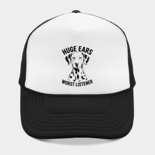 Catahoula Leopard Dog huge ears worst listener Hat