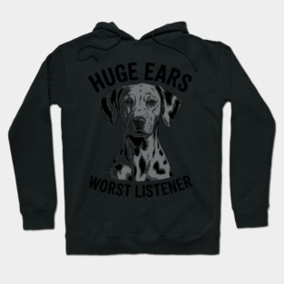 Catahoula Leopard Dog huge ears worst listener Hoodie