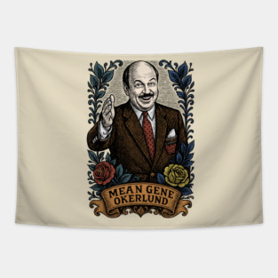 Mean Gene Okerlund Tapestry