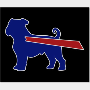 Buffalo Bills Shirts Bulldog Funny Gameday M5494 Posters and Art