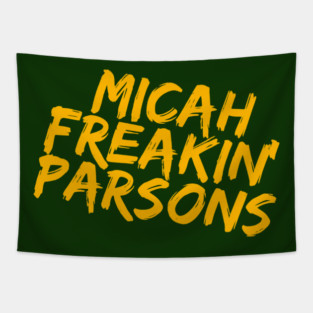 Funny Green Bay Packers, Micah Freakin Parsons Tapestry