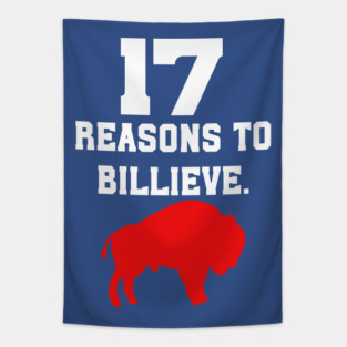 Buffalo Bills Shirts 17 Billieve Let's Go Buffalo Hey ey ey ey M5503 Tapestry