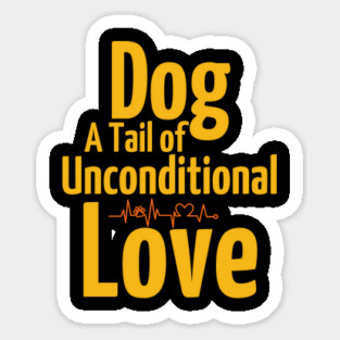 Funny & Cute Dog T-Shirt – A Tail of Unconditional Love Magnet