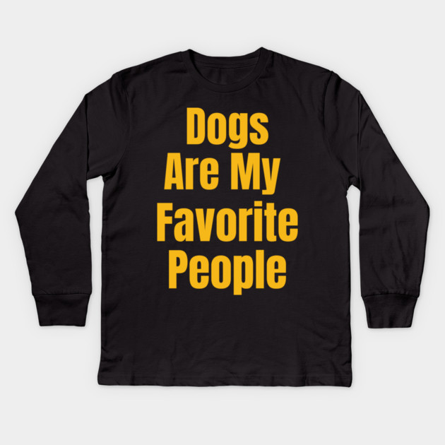 Funny & Cute Dog Lover Design | Heartwarming Pet Humor Kids Long Sleeve T-Shirt by IamActiveDog