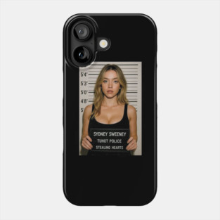 Sydney Sweeney Mugshot Phone Case