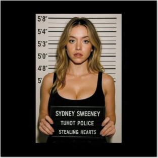 Sydney Sweeney Mugshot Posters and Art