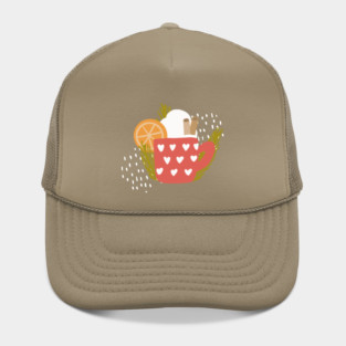 Cozy Fall Drinks Hat