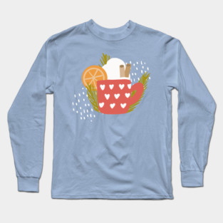 Cozy Fall Drinks Long Sleeve T-Shirt