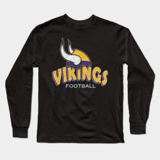 Retro Minnesota Vikings Long Sleeve T-Shirt