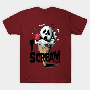Spooky scream ghost mask T-Shirt
