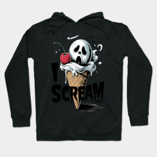 Spooky scream ghost mask Hoodie