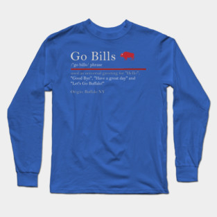 Buffalo Bills Shirts Go Bills M5348 Long Sleeve T-Shirt
