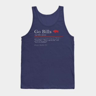 Buffalo Bills Shirts Go Bills M5348 Tank Top