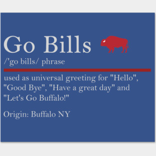 Buffalo Bills Shirts Go Bills M5348 Posters and Art