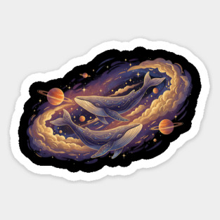 Nebula Whales Magnet