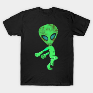 Aliens Funny Dance Challenge Boys Girls Kids Halloween T-Shirt