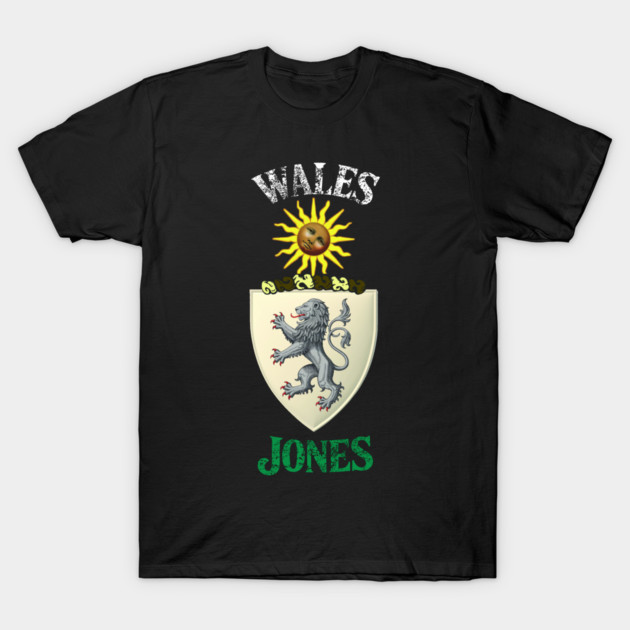 Jones Coat of Arms T-Shirt by Scottish Viking