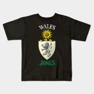 Jones Coat of Arms Kids T-Shirt