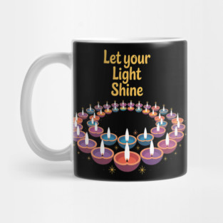 Let Your Light Shine Bright Candlelight Magic Spiritual Growth Mug