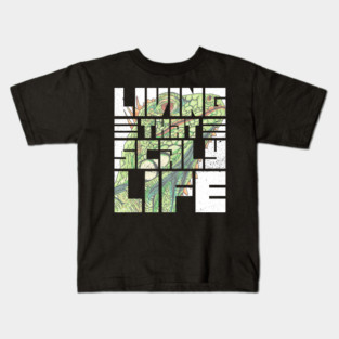 Living that scaly life Design for an Iguana Owner Kids T-Shirt
