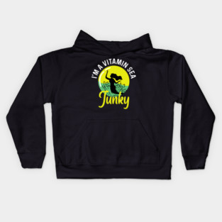 Vitamin Sea Junky Surfing Instructor Or Coach Kids Hoodie