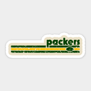 Packers 70s Stripe Sticker