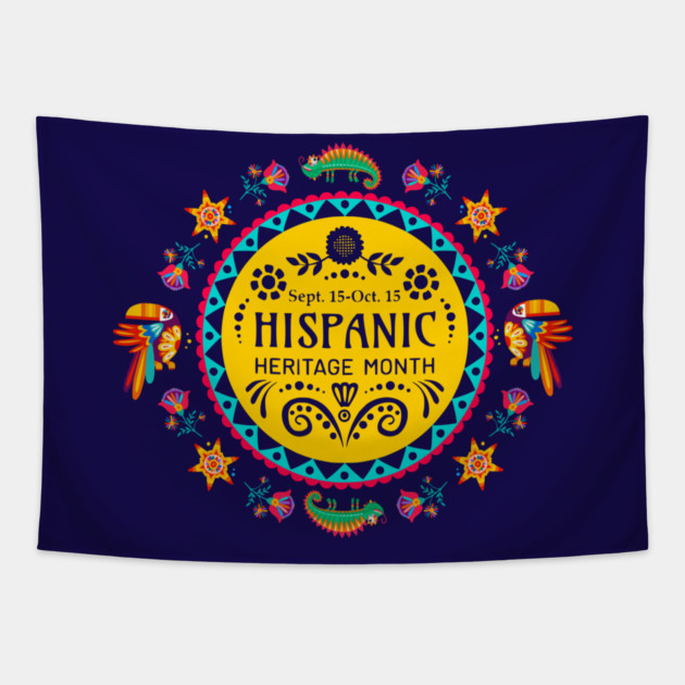 Hispanic Heritage Month Tapestry by HolidayBug