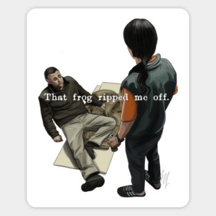 Friendship: That Frog Ripped Me Off Magnet