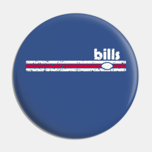 Bills 70s Stripe Pin