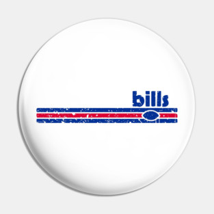 Bills 70s Stripe Pin
