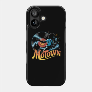 Vintage Motown Detroit Retro Soul Music Phone Case