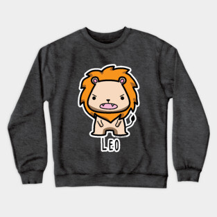 Leo zodiac teddy bear Crewneck Sweatshirt