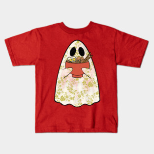 Ghost August With Ramen Kids T-Shirt
